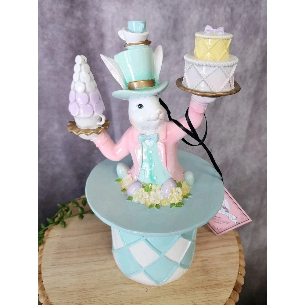 Tophat & Tail Mad Hatter Easter Bunny 10.5